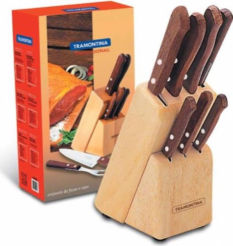 taco cuchillos mango madera tramontina 8 piezas 026
