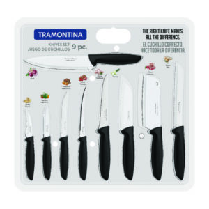 JUEGO CUCHILLOS 9 PZAS PLENUS 23498/050 Tramontina